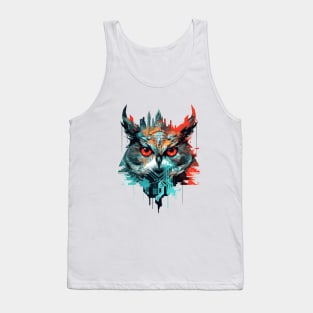 Owl Bird Animal Freedom World Wildlife Beauty Adventure Tank Top